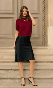 Alessa Silk Skirt