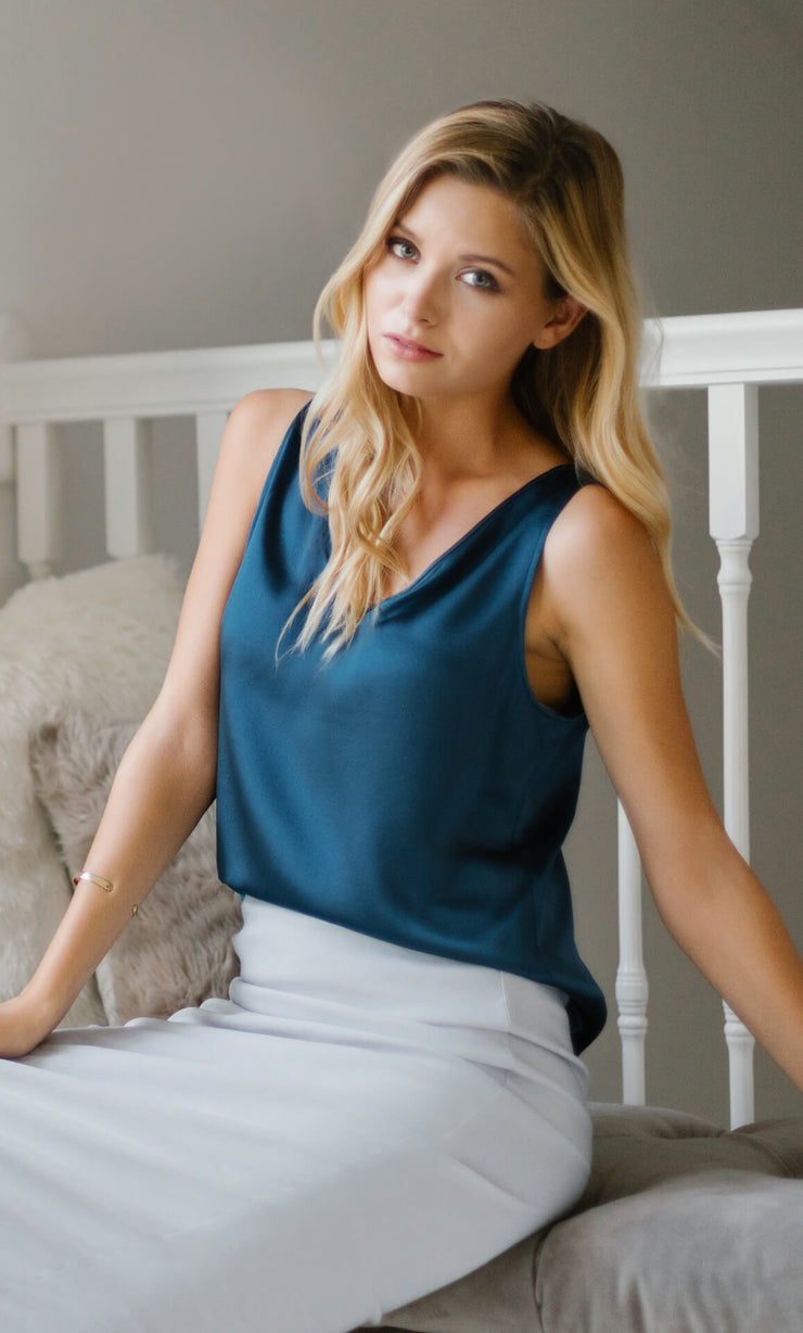 Amalfi Silk Tank