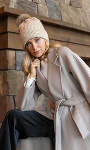 Cable-Knit Cashmere Beanie