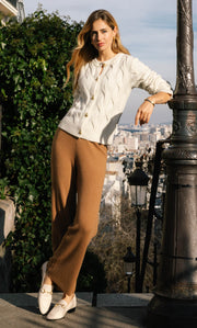 Chamonix Cable Cashmere Cardigan