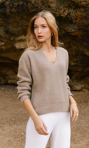 Como Cashmere Fisherman Sweater