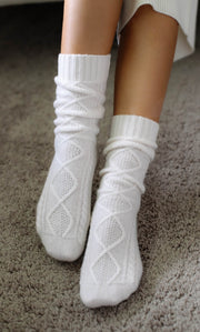 Diamond Cashmere Socks
