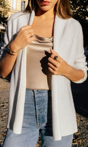 Jolie Wrap Cardigan - Cashmere & Silk