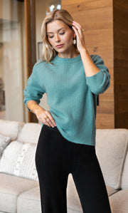 Lombardia Cashmere Fisherman Sweater
