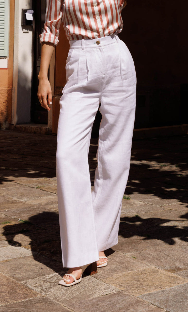Lina Italian Linen Pants