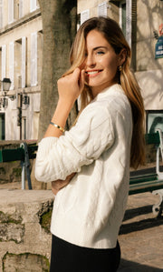 Moritz Cashmere Cable Sweater