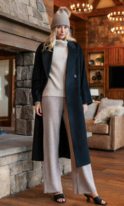 Raphaella Double-Breasted Cashmere Coat
