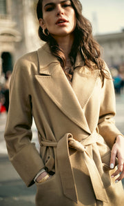 Raphaella Double-Breasted Cashmere Coat