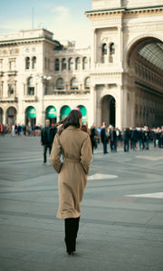 Raphaella Double-Breasted Cashmere Coat