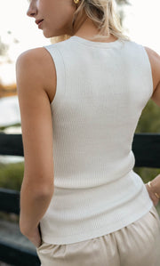 Rosie Silk Knit Tank