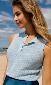 Serena Knit Tank - Silk & Cashmere