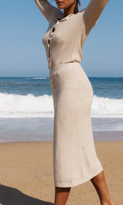 Shelly Knit Skirt - Silk & Cashmere