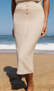 Shelly Knit Skirt - Silk & Cashmere