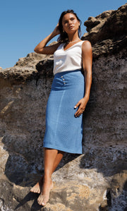 Shelly Knit Skirt - Silk & Cashmere