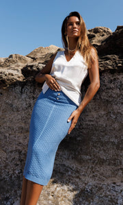 Shelly Knit Skirt - Silk & Cashmere