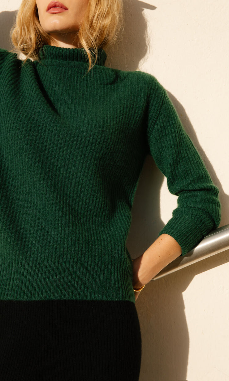 Tessa Cashmere Turtleneck Sweater