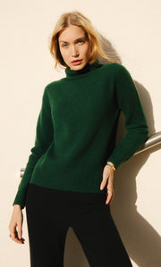 Tessa Cashmere Turtleneck Sweater