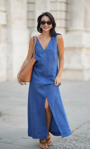 Venetia Italian Linen Dress