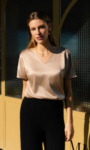 Verona Reversible Silk Blouse