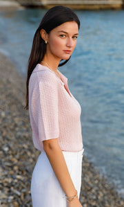 Waverly Knit Polo - Silk & Cashmere