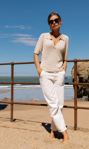 Waverly Knit Polo - Silk & Cashmere