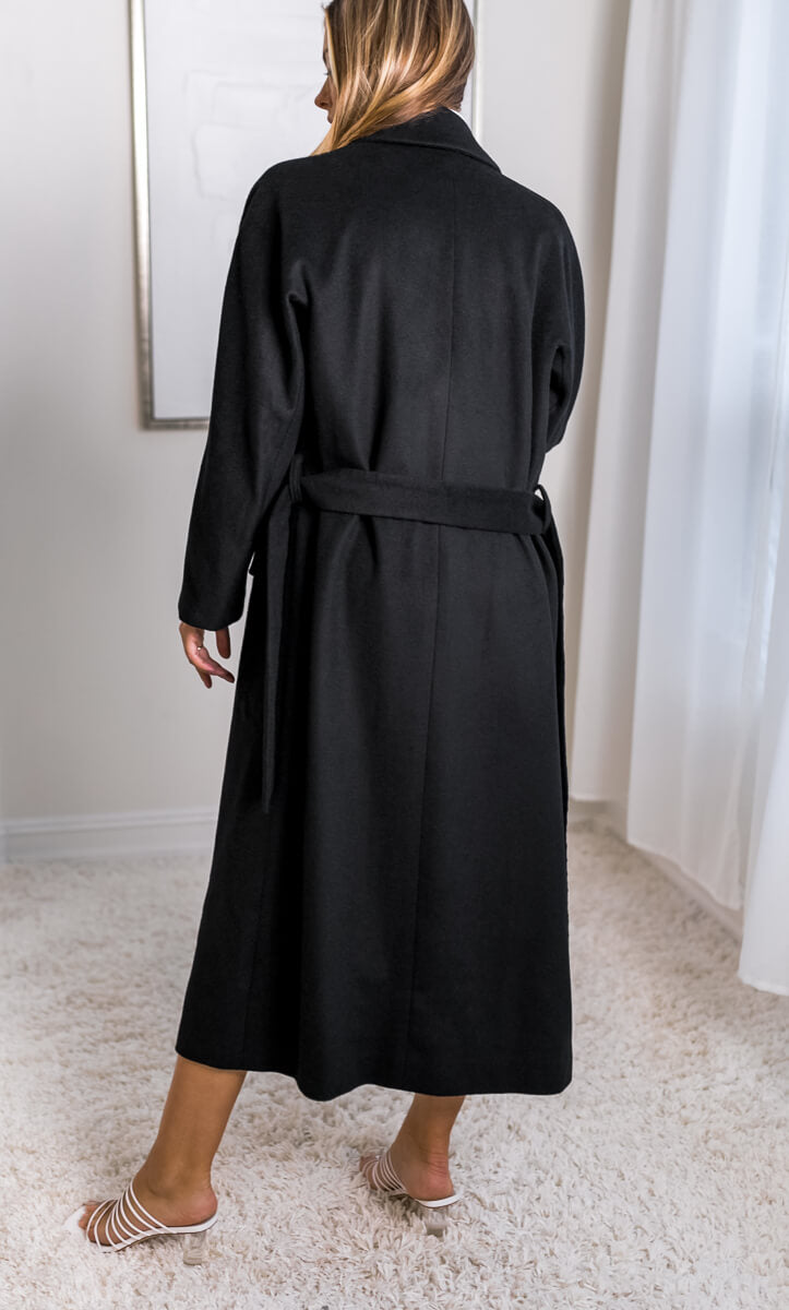 Raphaella Double-Breasted Cashmere Coat