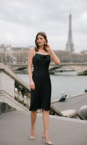 Angelina Silk Slip Dress