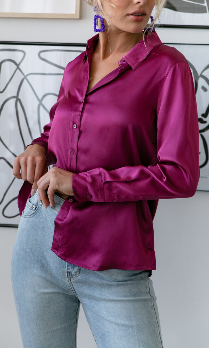Monaco Silk Blouse - Seasonal Collection