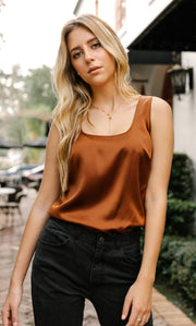Fiora Silk Tank