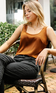 Fiora Silk Tank