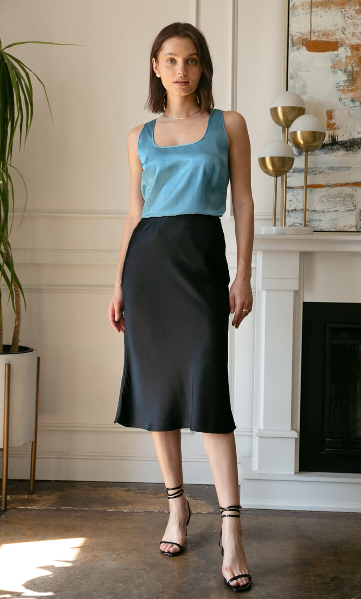 Fiora Silk Tank