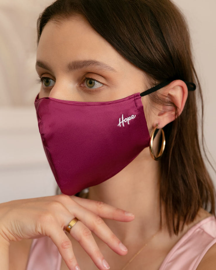 Hope Silk Face Mask
