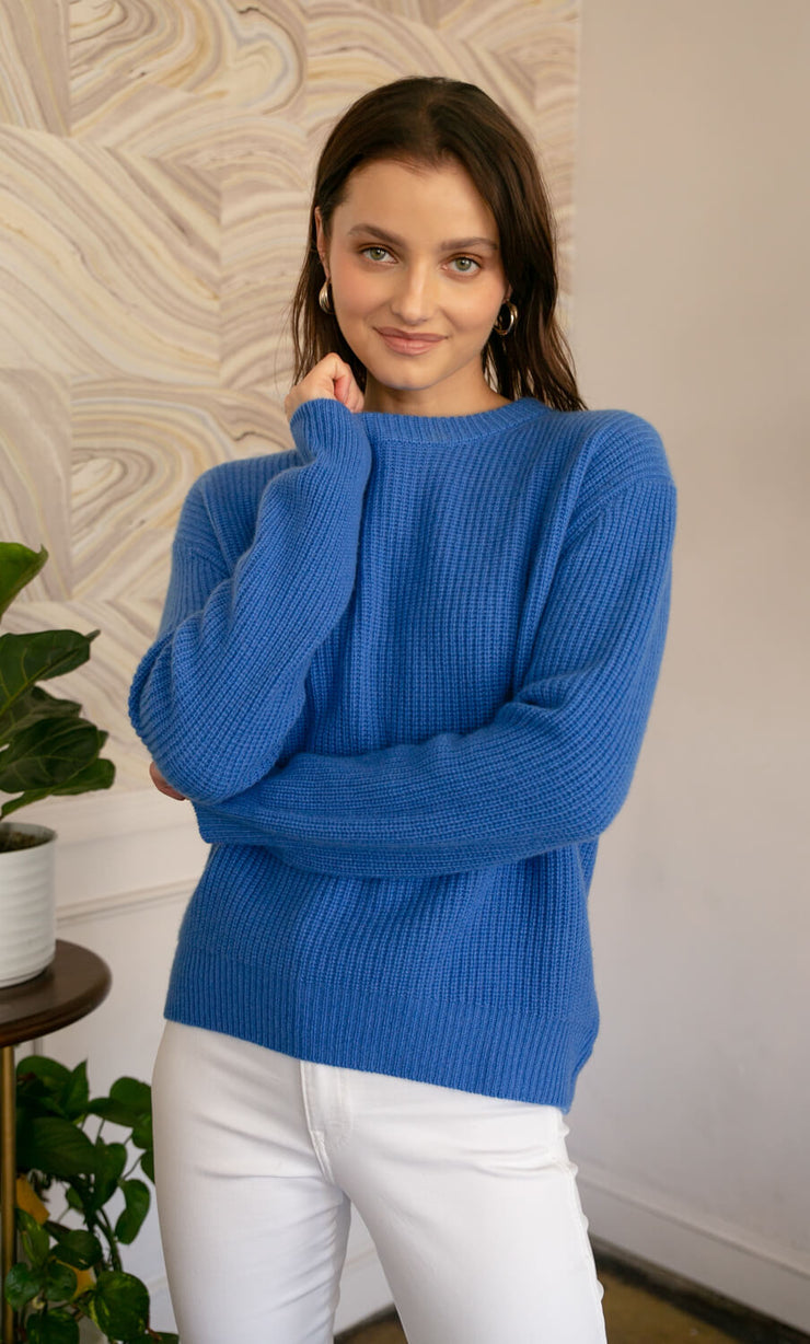 Lombardia Cashmere Fisherman Sweater