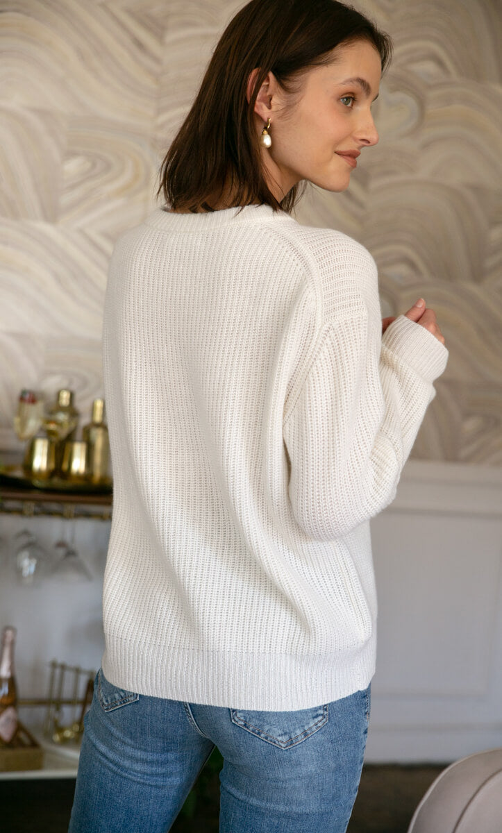 Lombardia Cashmere Fisherman Sweater