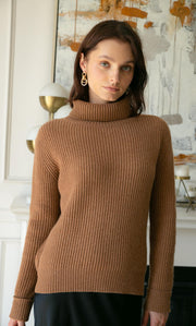 Tessa Cashmere Turtleneck Sweater