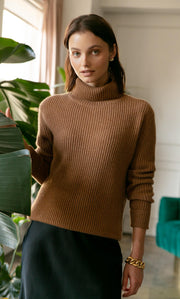 Tessa Cashmere Turtleneck Sweater