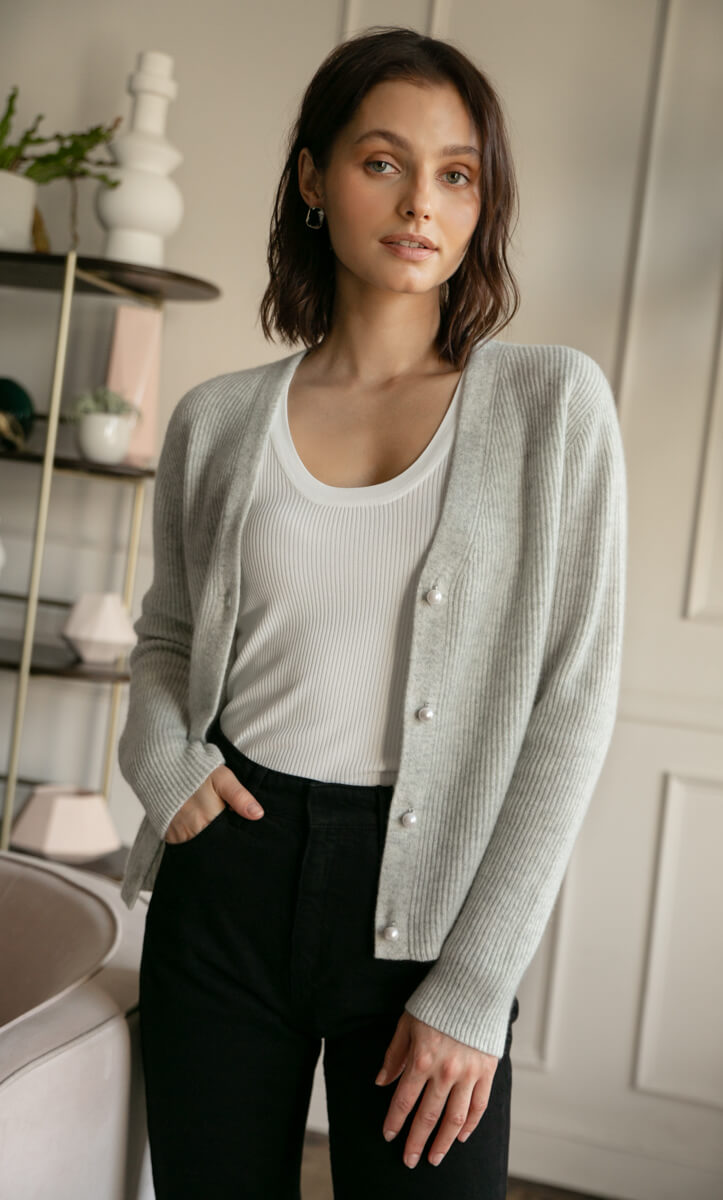 Valentina Luxe Cashmere Cardigan