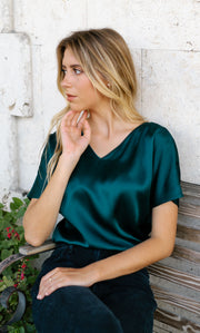 Verona Reversible Silk Blouse
