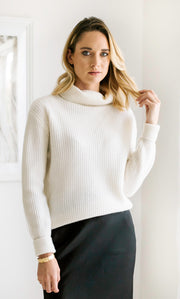 Tessa Cashmere Turtleneck Sweater