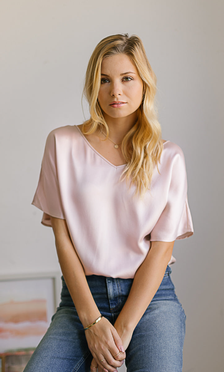 Verona Reversible Silk Blouse