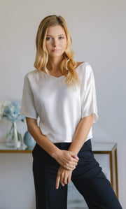 Verona Reversible Silk Blouse