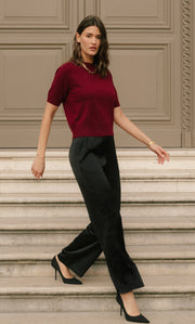 Vittoria Short-Sleeve Cashmere Sweater