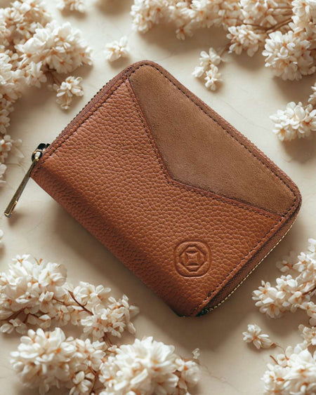 Leather Zip Wallet