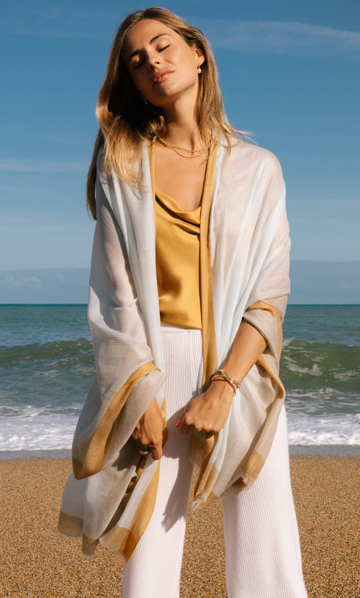 Aria Superfine Cashmere Wrap Scarf - 100% Luxury Cashmere | Ravella