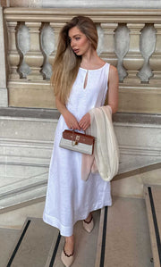 Bellina Italian Linen Dress