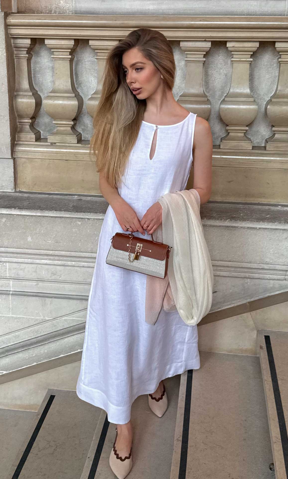 Bellina Italian Linen Dress