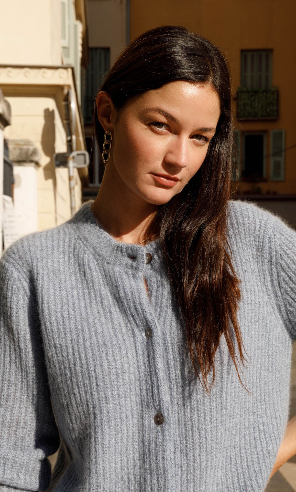 Bianca Boucle Cashmere Cardigan - 100% Luxury Cashmere | Ravella