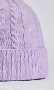 Cable-Knit Cashmere Beanie