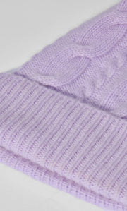 Cable-Knit Cashmere Beanie