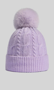 Cable-Knit Cashmere Beanie